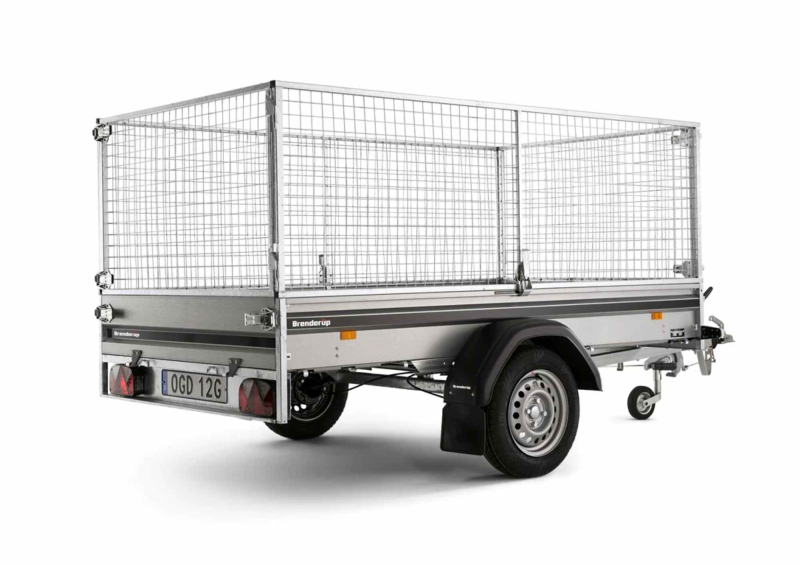 Släpvagn Fs1425/nätgrindar 80/stödhjul